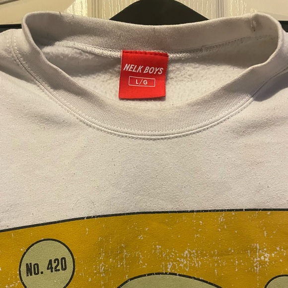 Full Send Nelk Boys Steve Will Do It As The Send God Sweatshirt Large - Picture 2 of 3